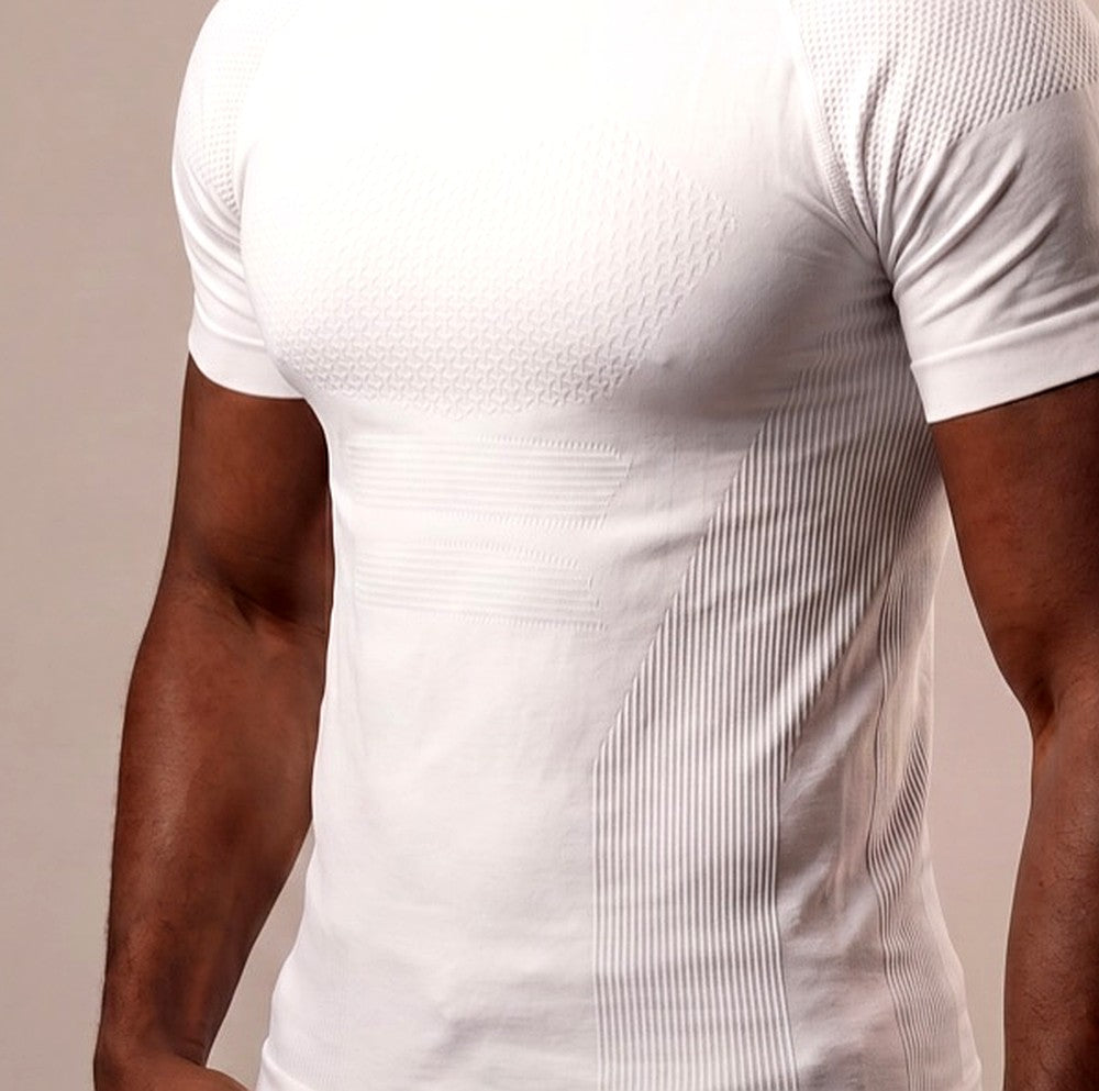 Blast'n Gear textured compression shirt detail